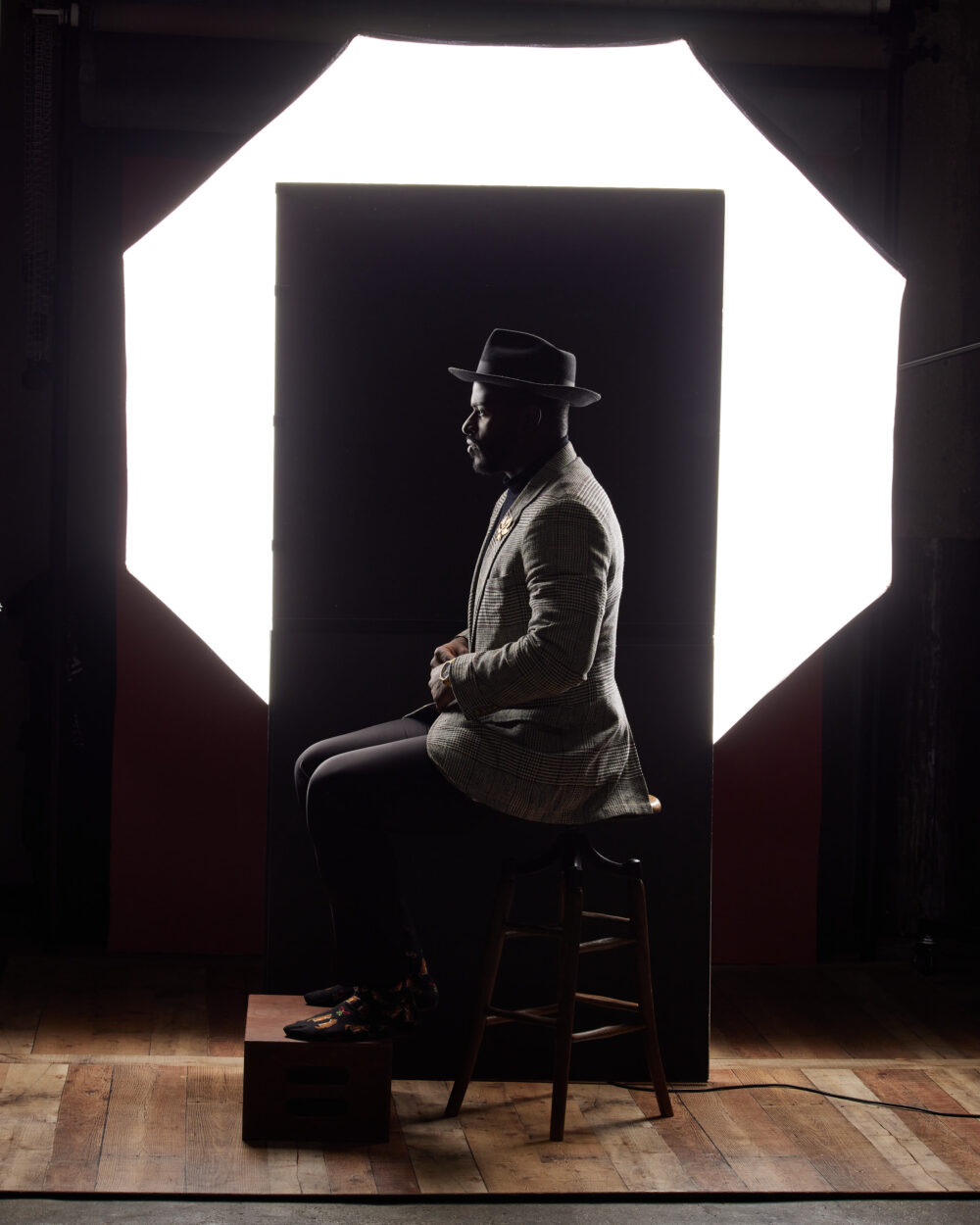 BTS of the Rim Light shoot
