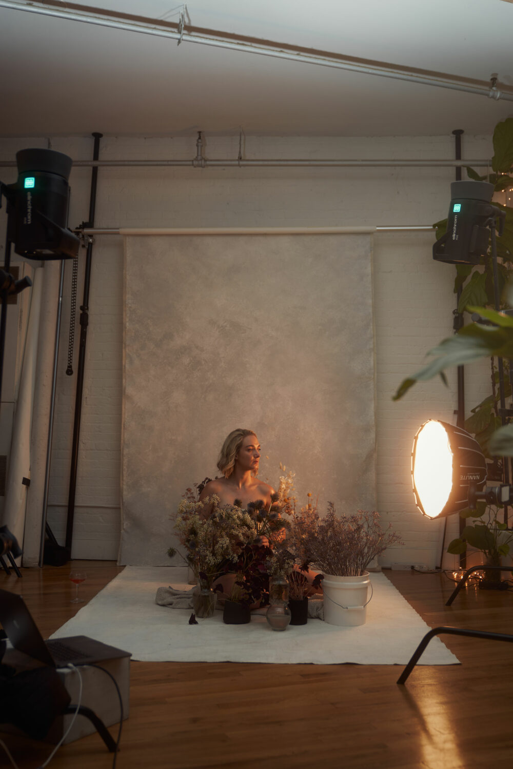 Behind the scenes, Brandi Nicole's shooting